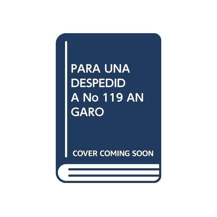 Para una despedida (Primera edición)
